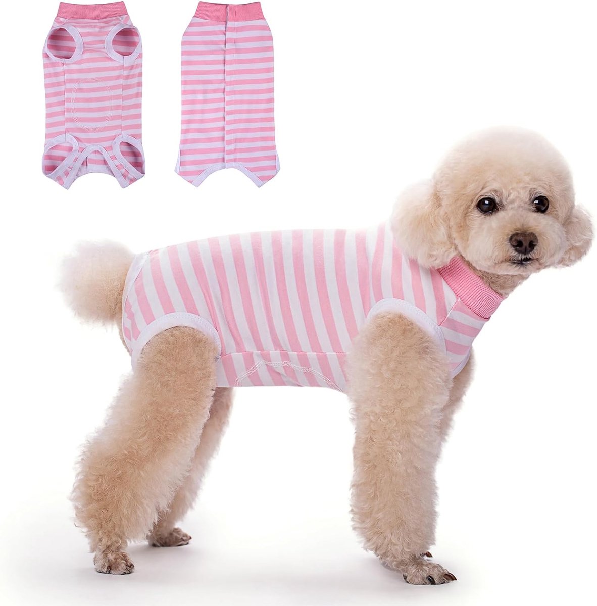 Herstelpak voor honden, chirurgische bodysuits, buikwondenbeschermer voor vrouw en man, alternatief voor hondenkegel en E-kraag, chirurgische onesiepakken voorkomen likken, voor kleine
