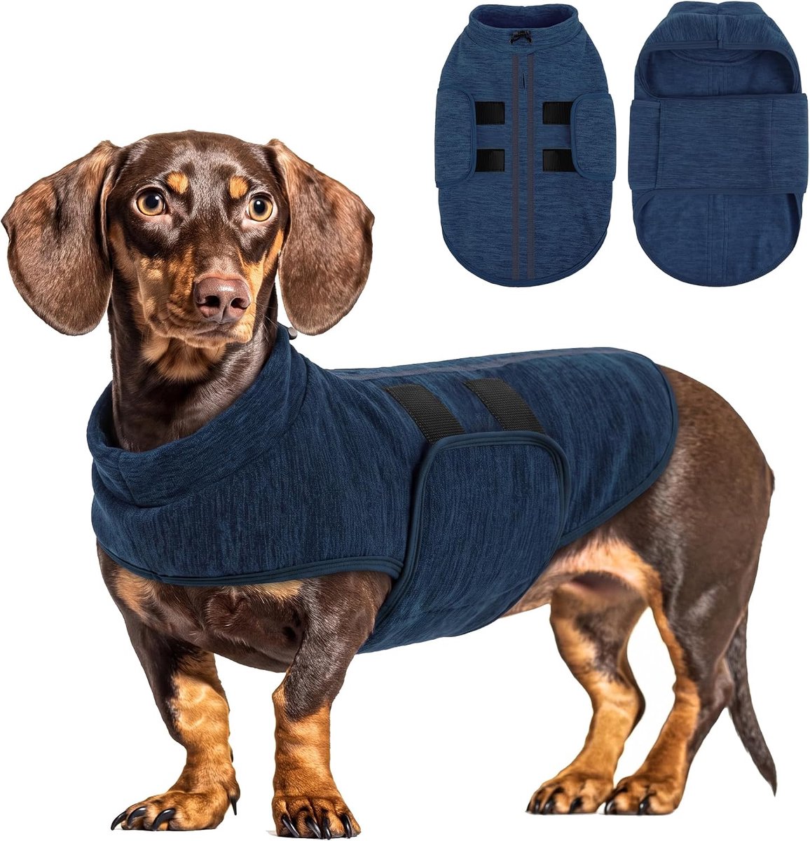 Fleece hondenjassen wintervest voor kleine honden