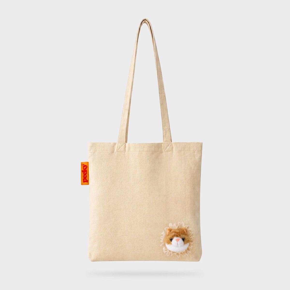 Suck UK - Tote Bag Peeky Cat - draagtas met kattenkopje