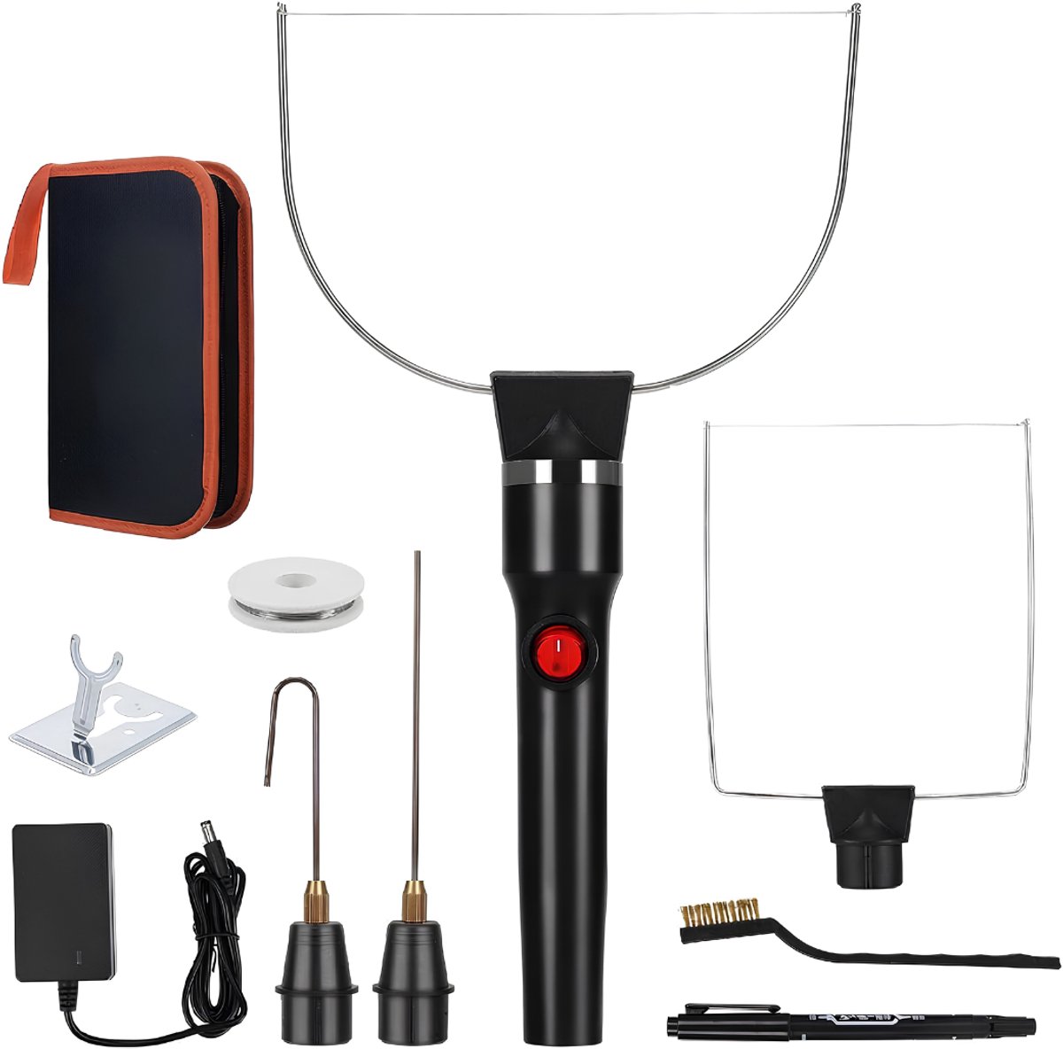 VH Supplies® Piepschuimsnijder - Polystyreensnijder - Warm Snijmes - Zwart - 4 in 1