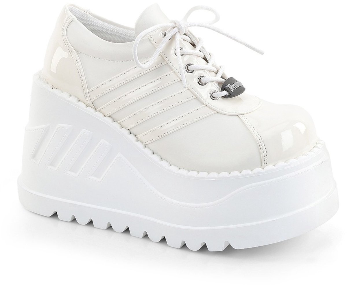 DemoniaCult - STOMP081 Plateau sneakers - US 11 - 41 Shoes - Wit