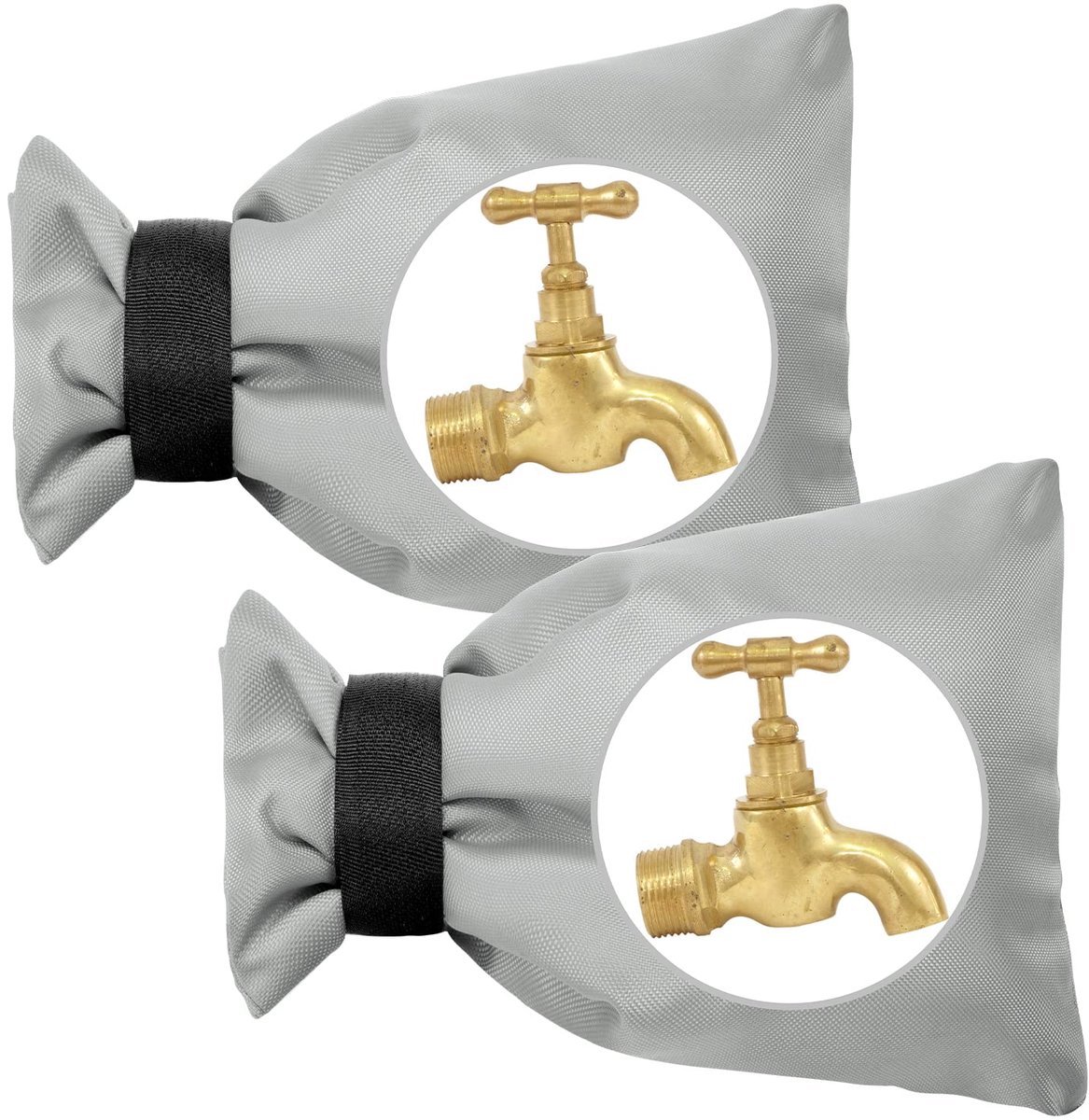 Buitenkraan Beschermhoes Set van 2 – Waterdicht en Geïsoleerd – Vorstbescherming – 20 x 15 cm