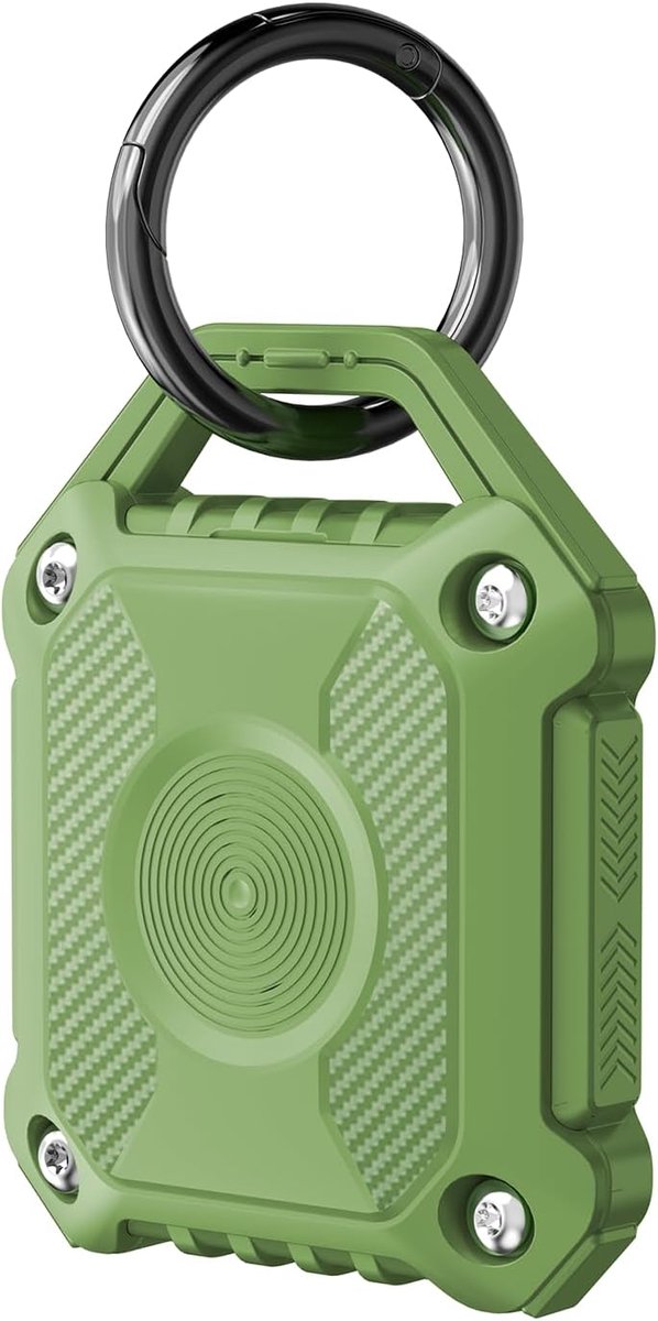 Compatibel met Airtag-houder, IP68 waterdichte Air Tag-sleutelhanger, 360° volledige bescherming voor Apple Airtag GPS-trackerapparaten Air Tag. Houder, TPU Airtags-hoes voor sleutels, tassen, bagage