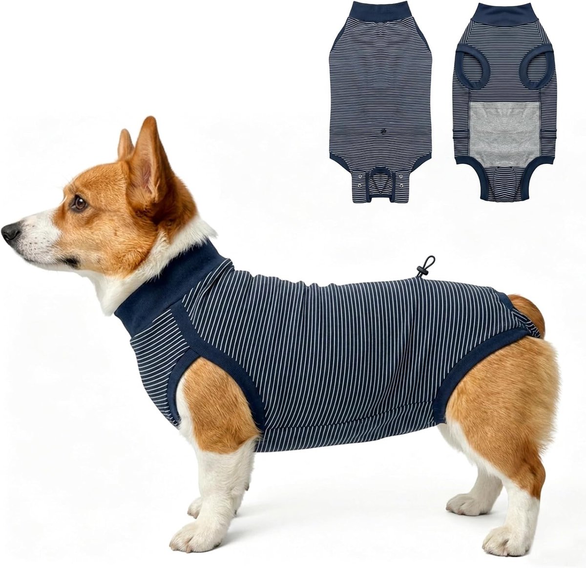 herstelpakte, herstelpakte voor na operatie mannelijke/vrouwelijke honden, kegel e-halsband alternatief huisdiervest, anti-likken