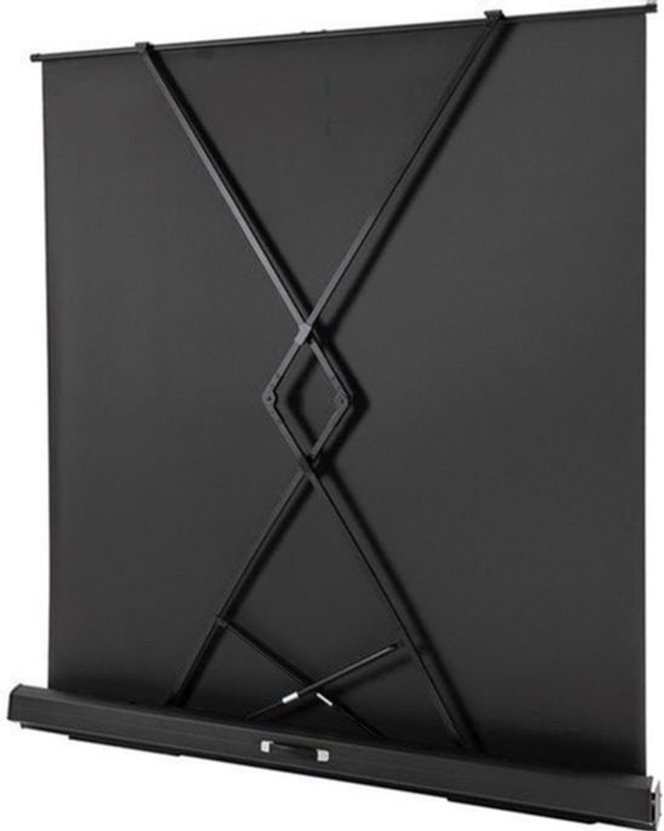 80-Inch Projectiescherm – Draagbaar Scherm – Opvouwbaar Projectie Doek – Presentatiescherm – Buiten Scherm – Fiberglass Oppervlak – Stevig Metalen Frame Met Vloerstandaard