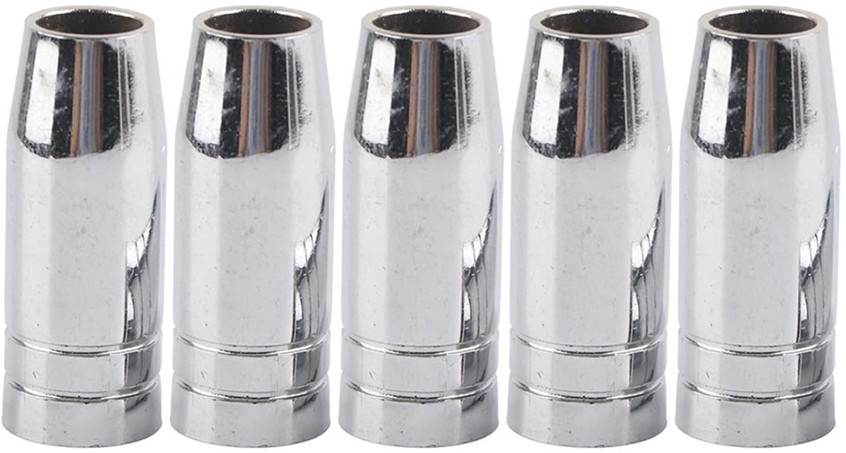 Conische Gasdoppen 15 mm voor MIG MAG Lasapparatuur - 5 Stuks voor Efficiënt Lassen en Betrouwbare Prestaties