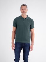 LERROS Poloshirt met casual gebreide look van stevig aanvoelend katoen , Maat: L , Kleur: CEDAR GREEN , 100% katoen
