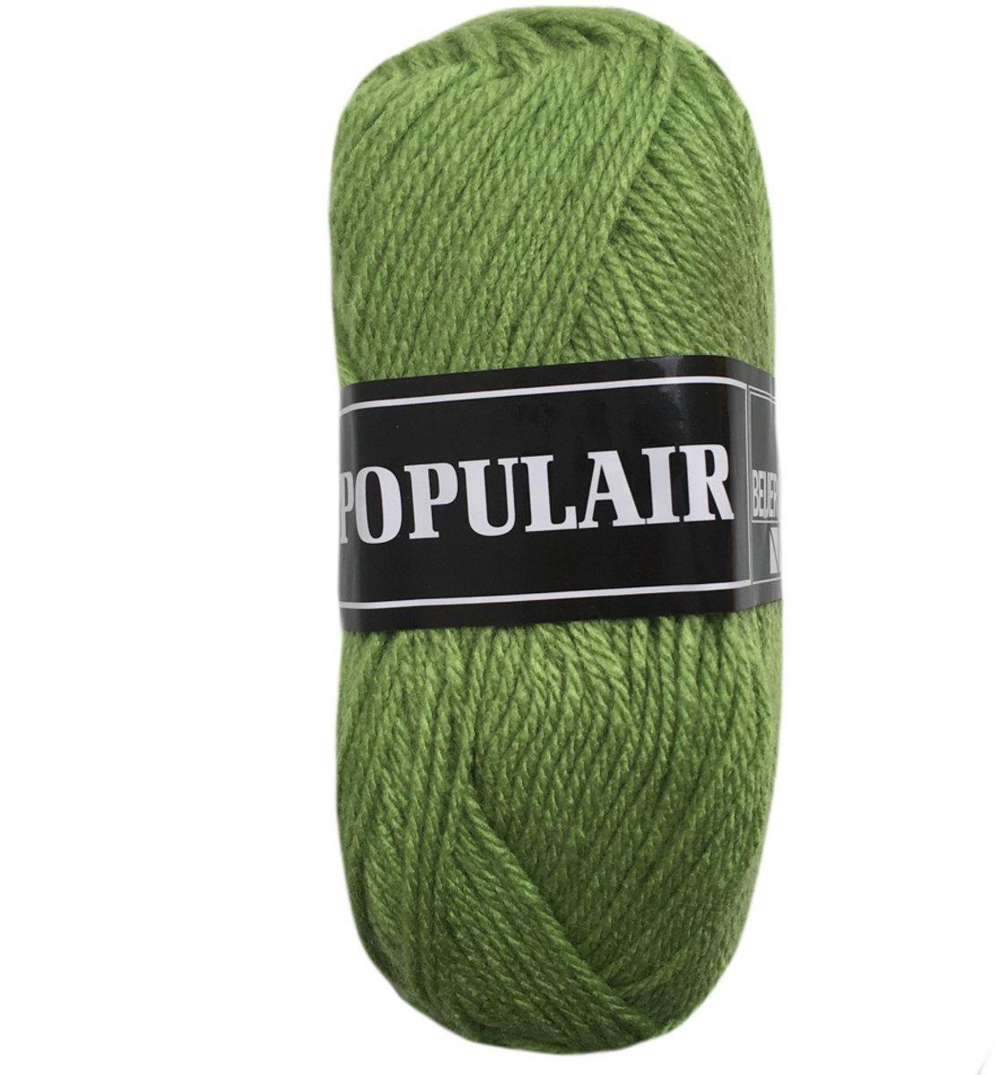Beijer Populair acryl garen - grasgroen (82) - 1 bol haakgaren/breigaren - naald 3,5 a 4mm