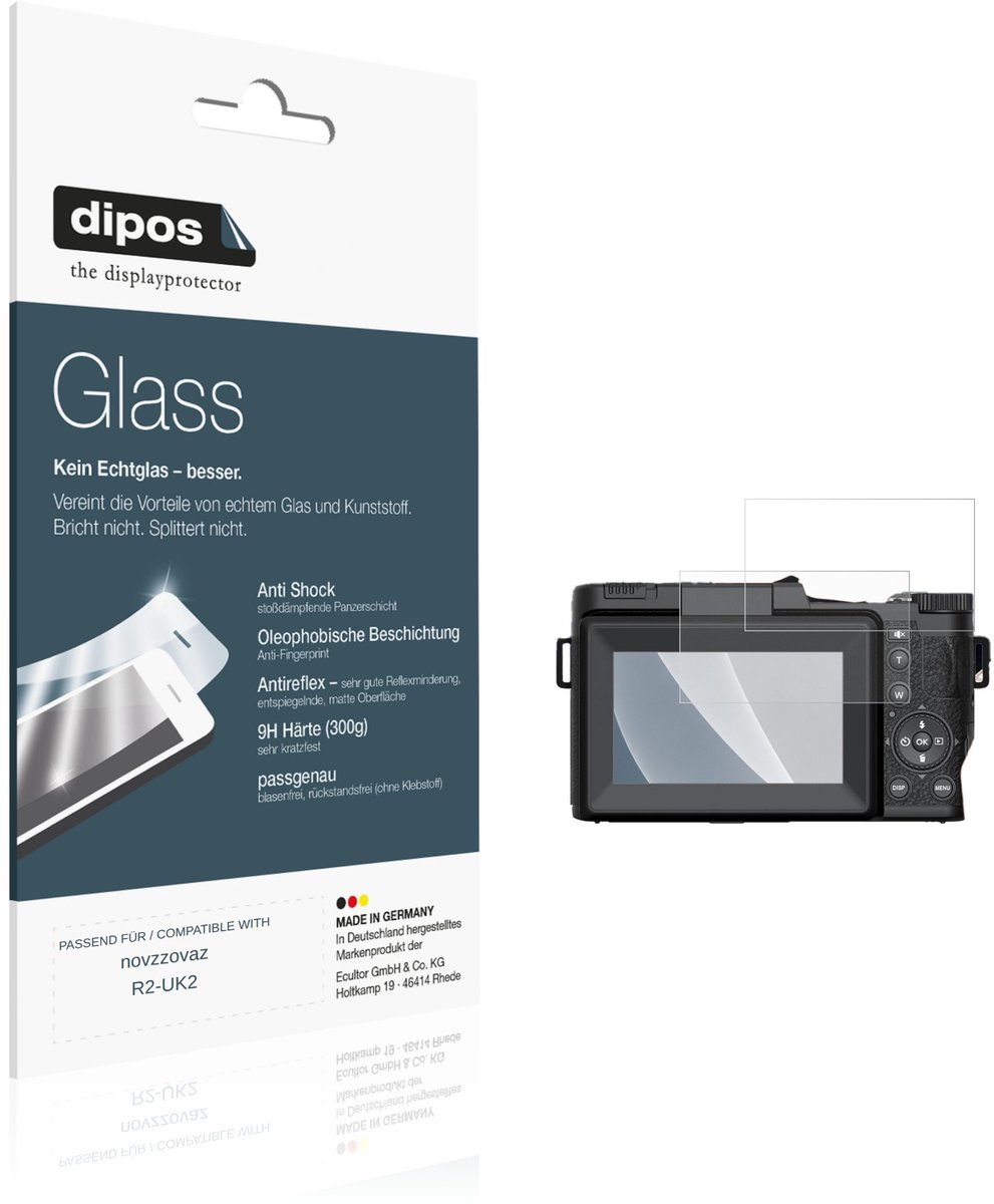 dipos – 2x Matte Pantserfolie geschikt voor novzzovaz R2-UK2 | 9H Screenprotector