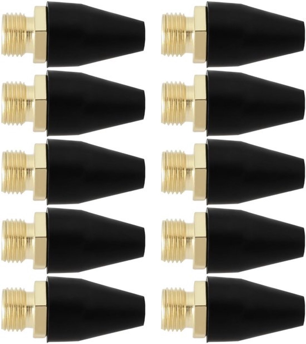 Dailygoods- Luchtmondstuk 10 Stuks - Rubber/Legering - 1/8 Inch Npsm Draad