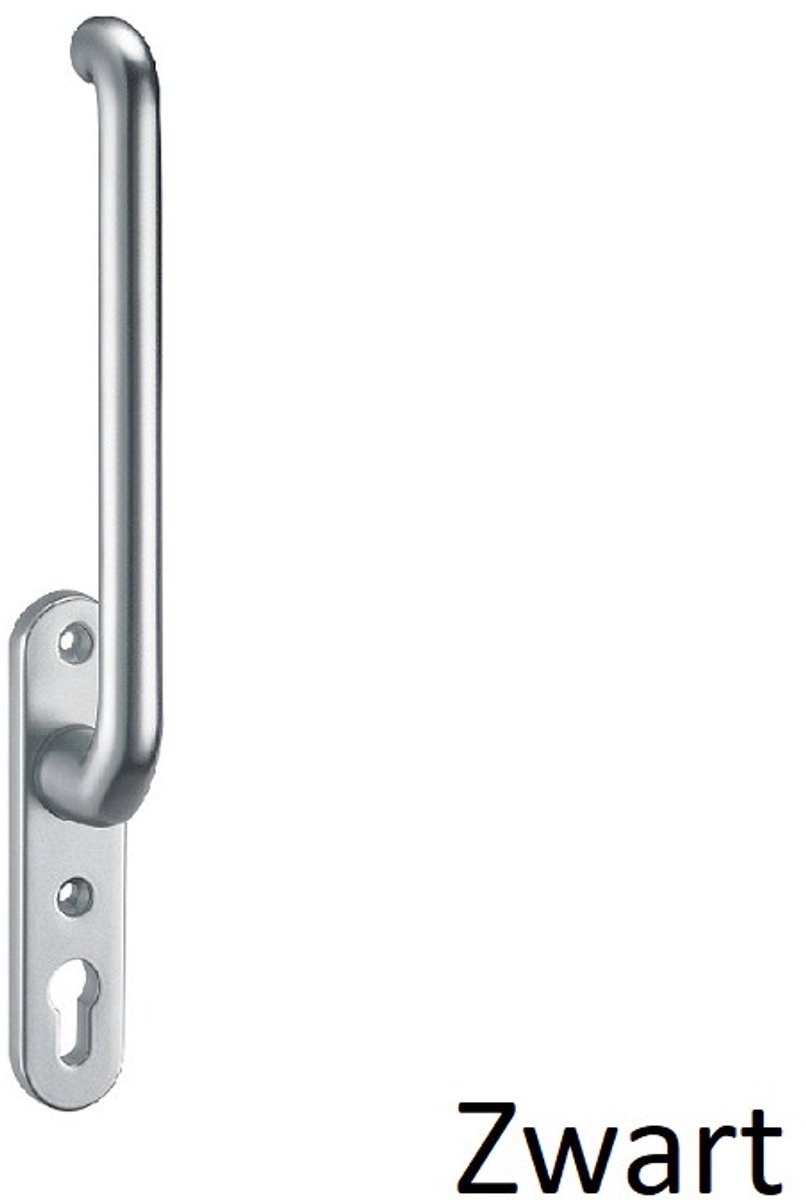 D4E HEFSCHUIFDEURGREEP BINNEN F1 ALU 40X165X12 AFGER PC69