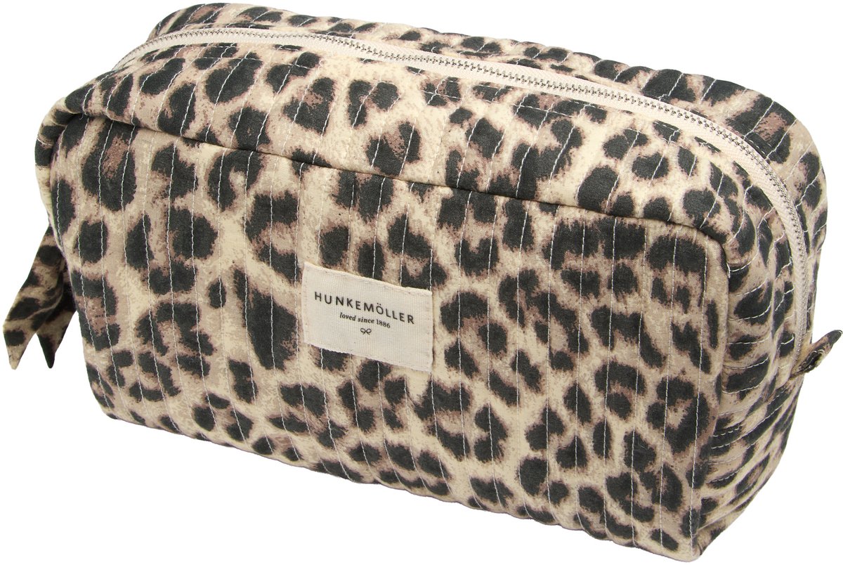 Hunkemöller Make-Up Tasje Groot Leopard Wit