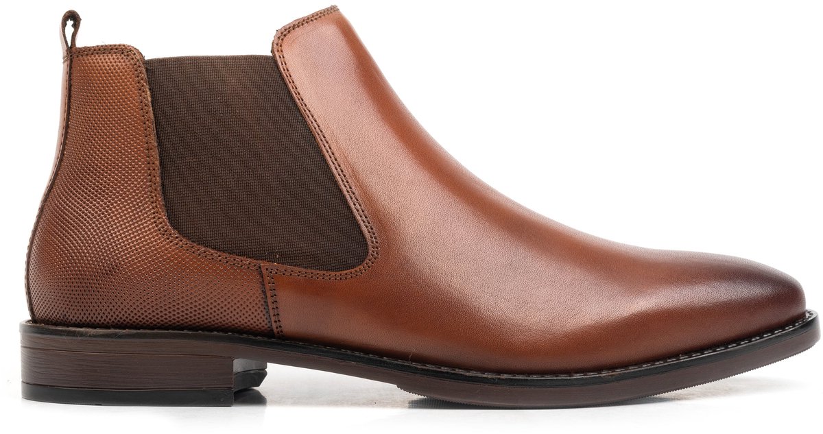 Omnio chelsea boots tan leer