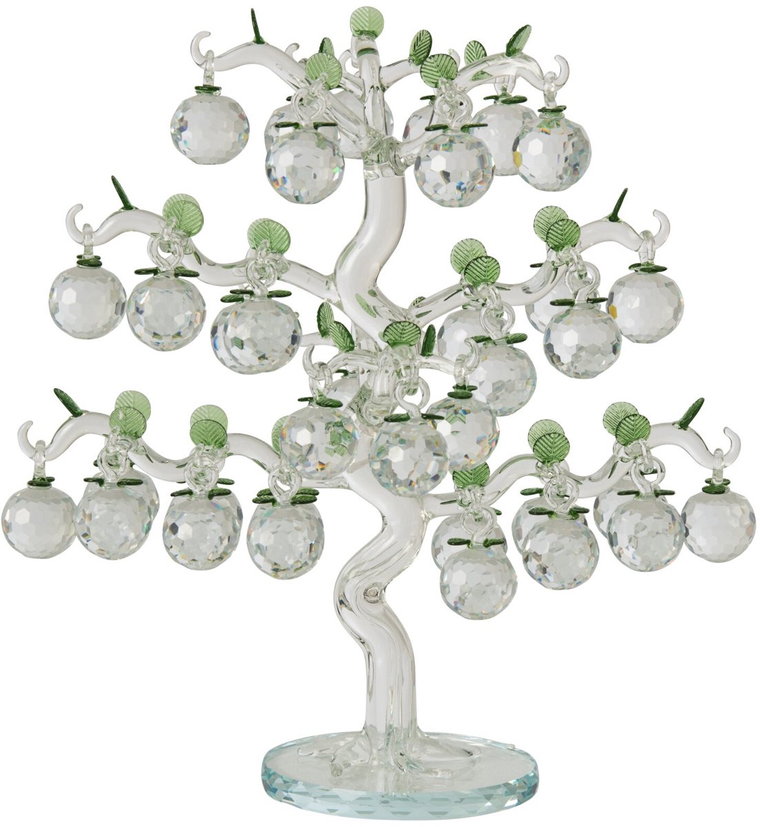 J-Line decoratieboom - kristal - transparant