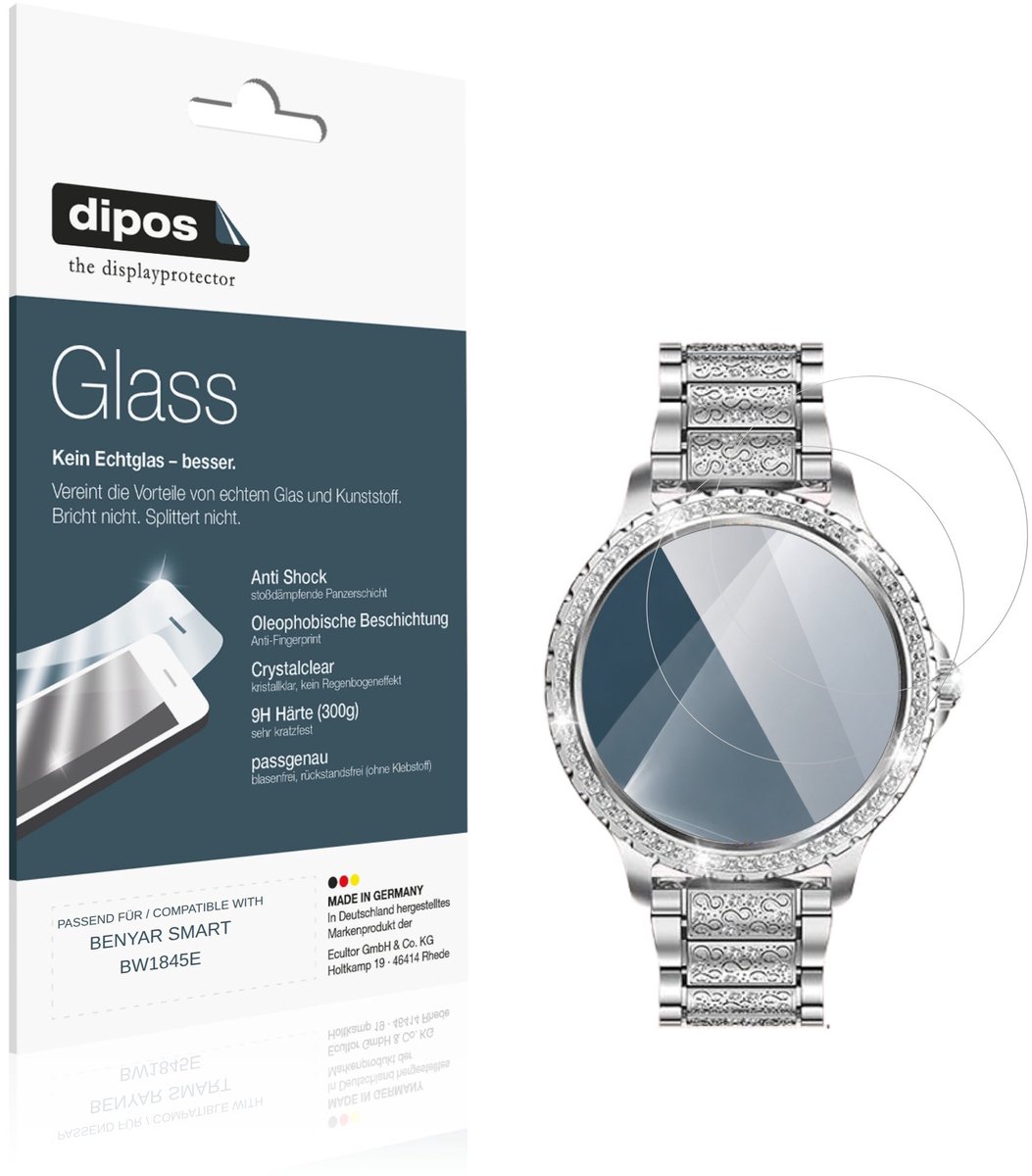 dipos – 2x Pantserfolie geschikt voor BENYAR SMART BW1845E | 9H Screenprotector