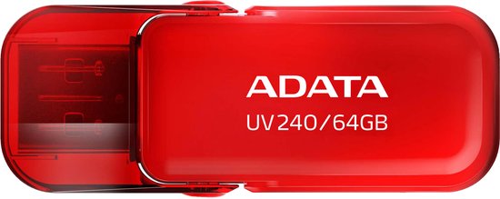 ADATA UV240 USB flash drive 64 GB USB Type-A 2.0 Rood | bol