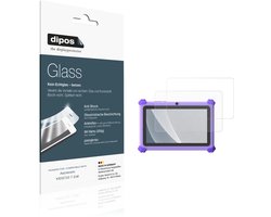 dipos – 2x Matte Pantserfolie geschikt voor Ascrecem KIDS710 7 Zoll | 9H Screenprotector