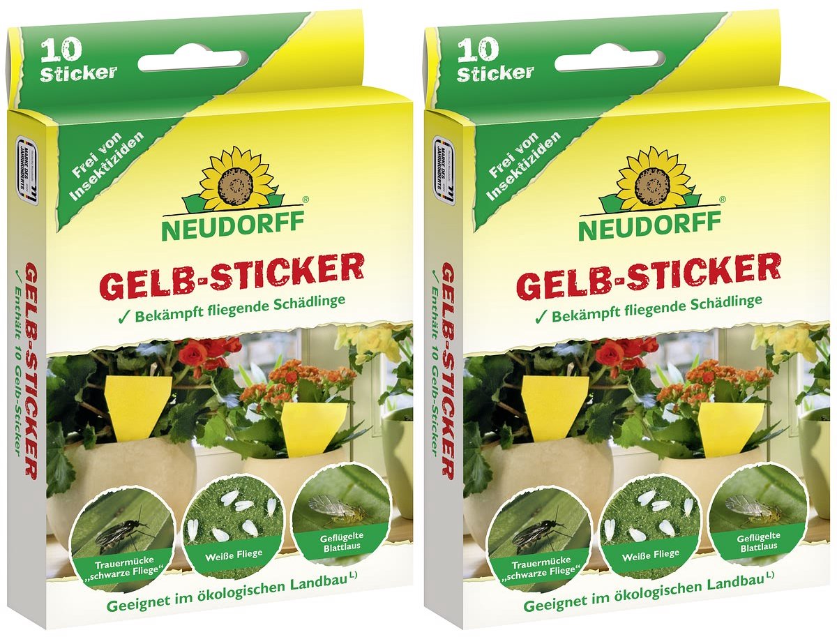 Neudorff Gele Vangplaten 2 x 10 Stuks