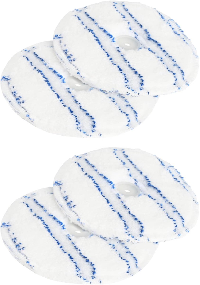 vidaXL - Microvezel - pads - voor - vloerschrob- - en - polijstmachine - 4 - st