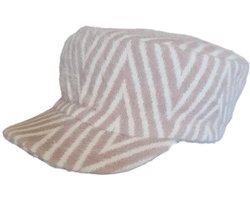 Muts-Pet-Army model-Vintage/Retro look-Soft touch-Fluffy-Gevoerd-Taupe-Creme