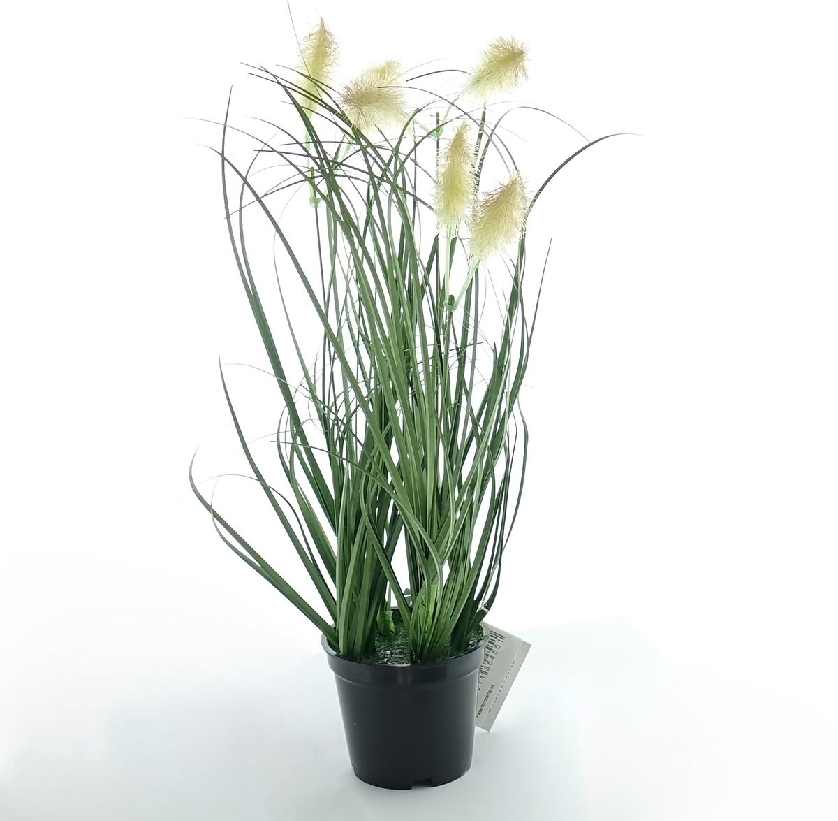 Kaemingk lampenpoetsersgras zwarte pot 30 cm - kunstplant
