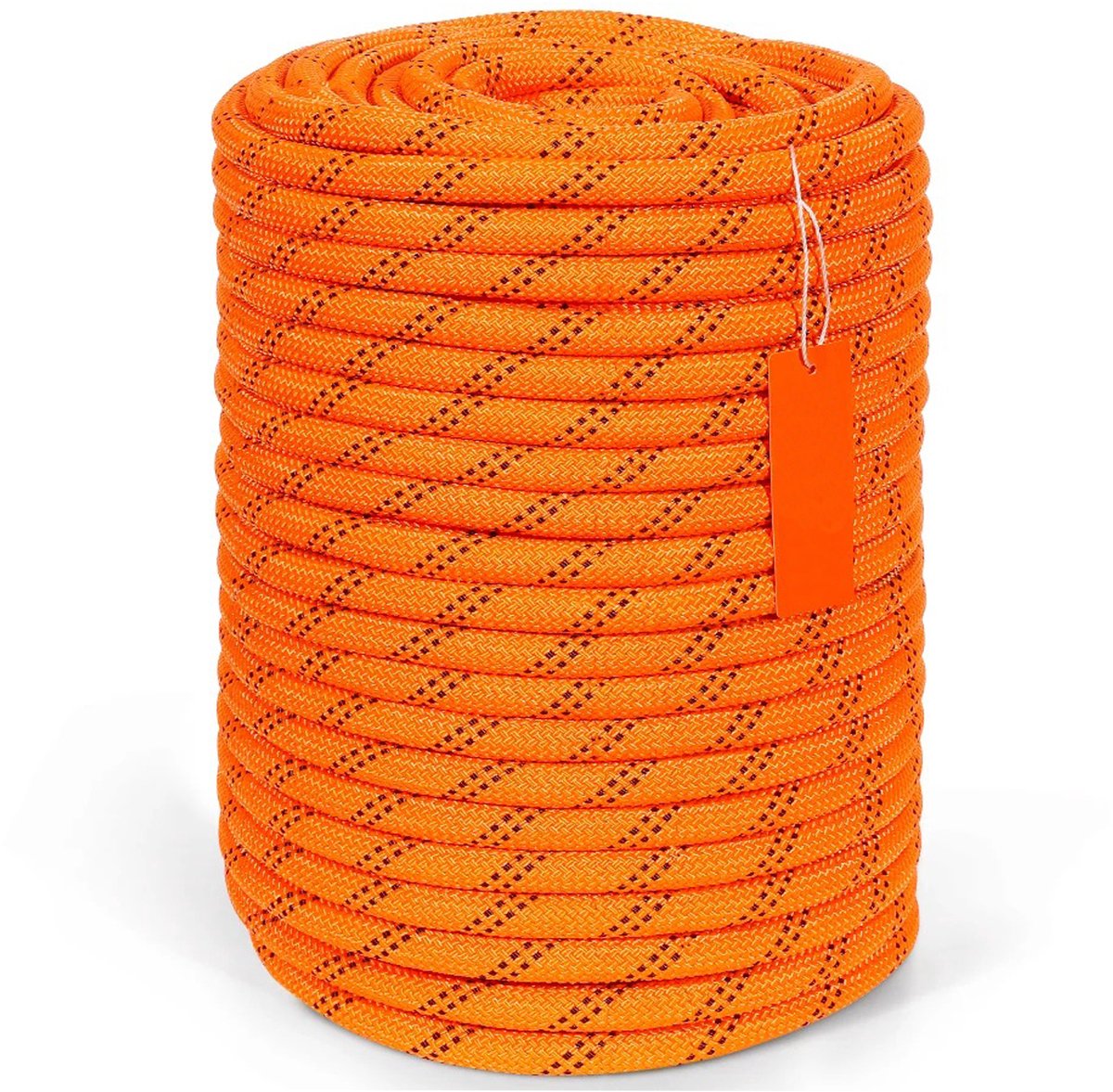 MokoHub Touw 67m - Dual-Weave Polyester - 48-Strand - Max. 3629kg - Camping & Abseilen - Oranje