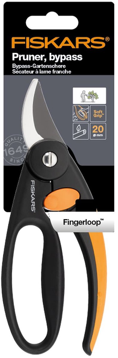 Fiskars Sécateur - Elegance Bypass Cisaille - Cisaille à fleurs