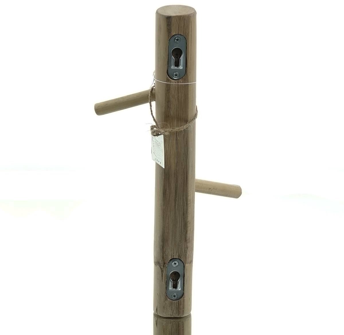 Van der Leeden kapstok verticaal 4 haken 30 cm - teakhout