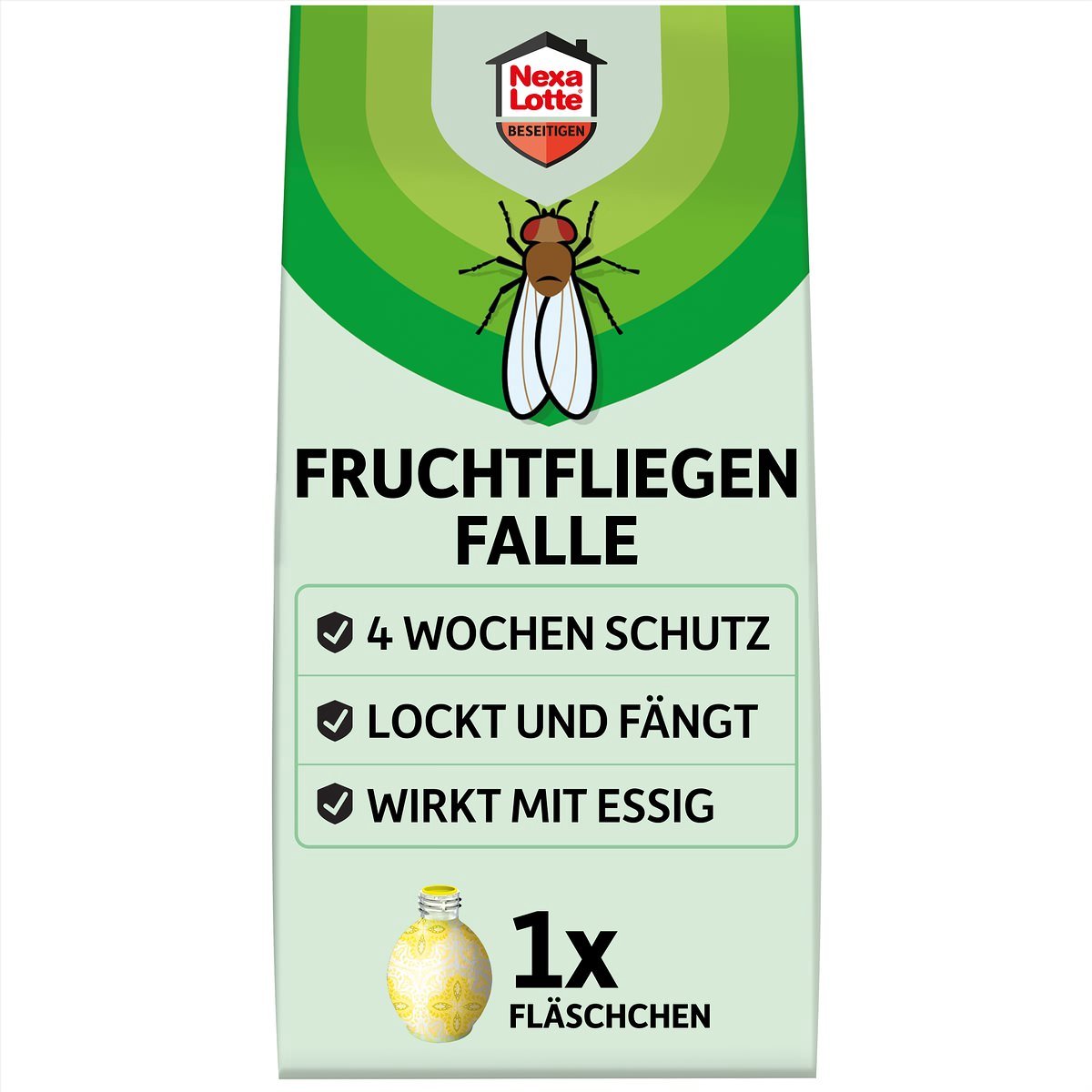 Nexa Lotte fruitvliegenval met 10 ml lokstof
