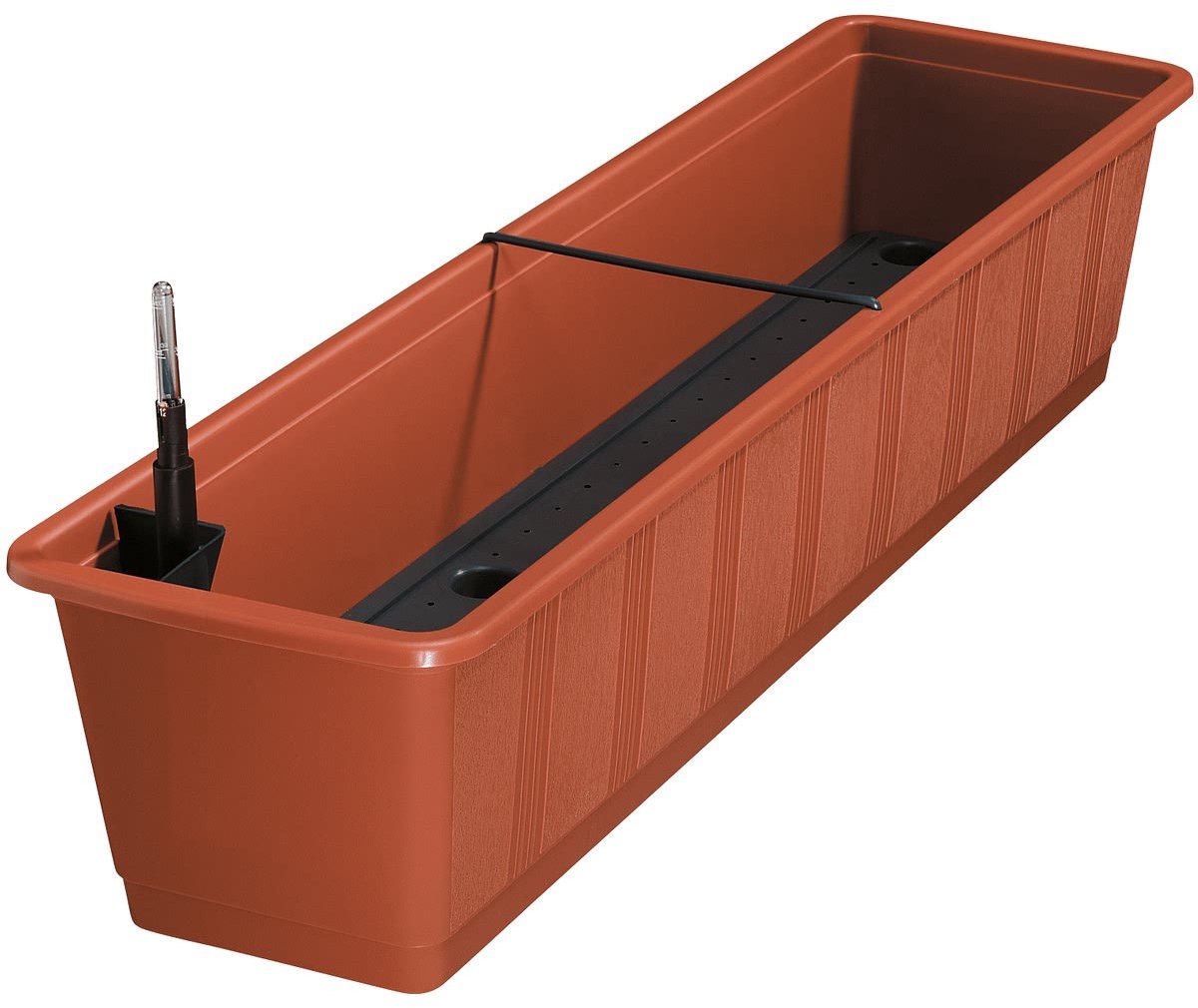 Geli Balkonbak AQUA GREEN Terracotta 80 cm met Bewateringssysteem