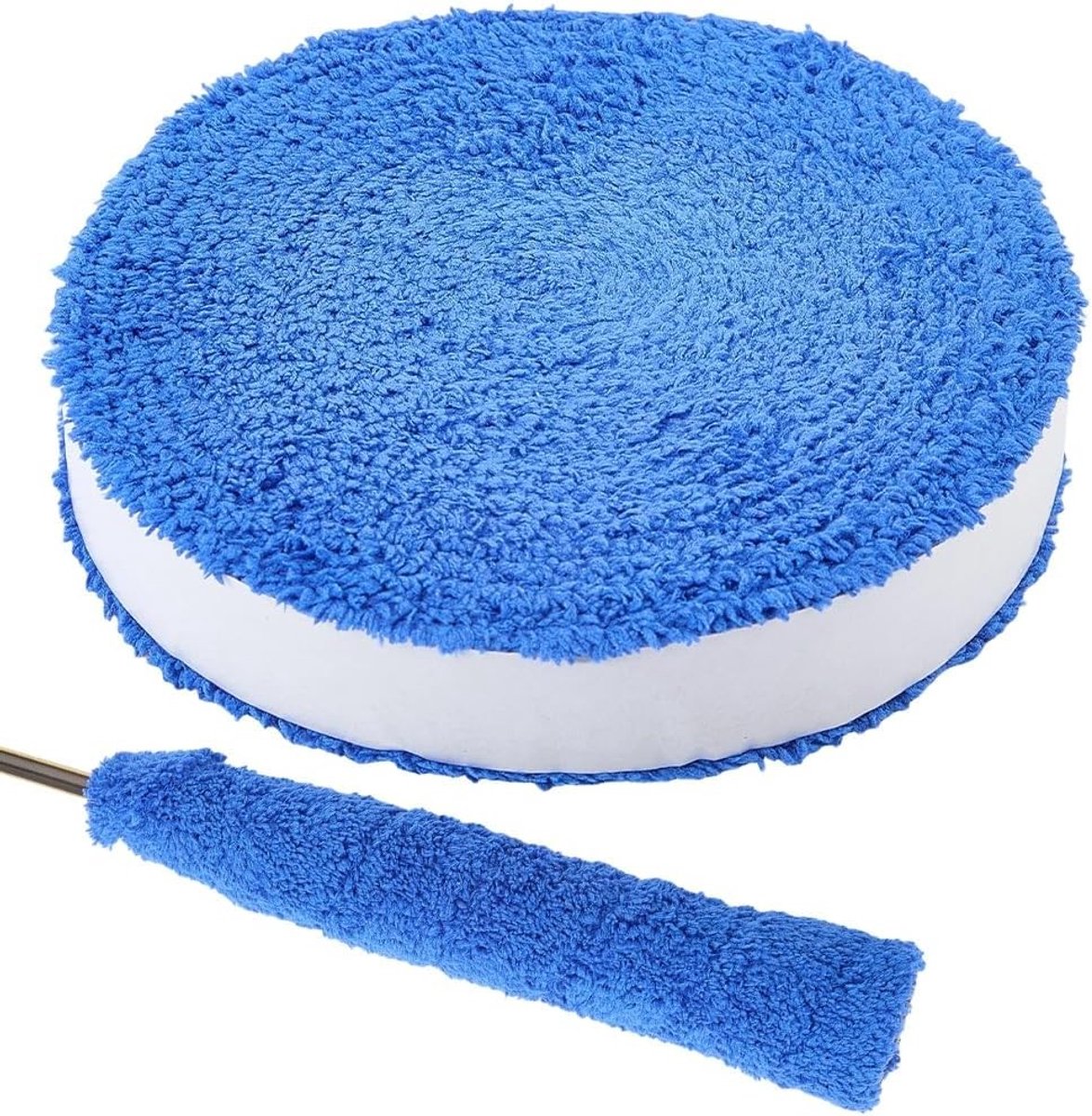 16.4FT Tennis Handdoek en Racket Grip Tape - Anti-slip OverGrip voor Badminton, Pickleball en Sportuitrusting met Absorberende Functie