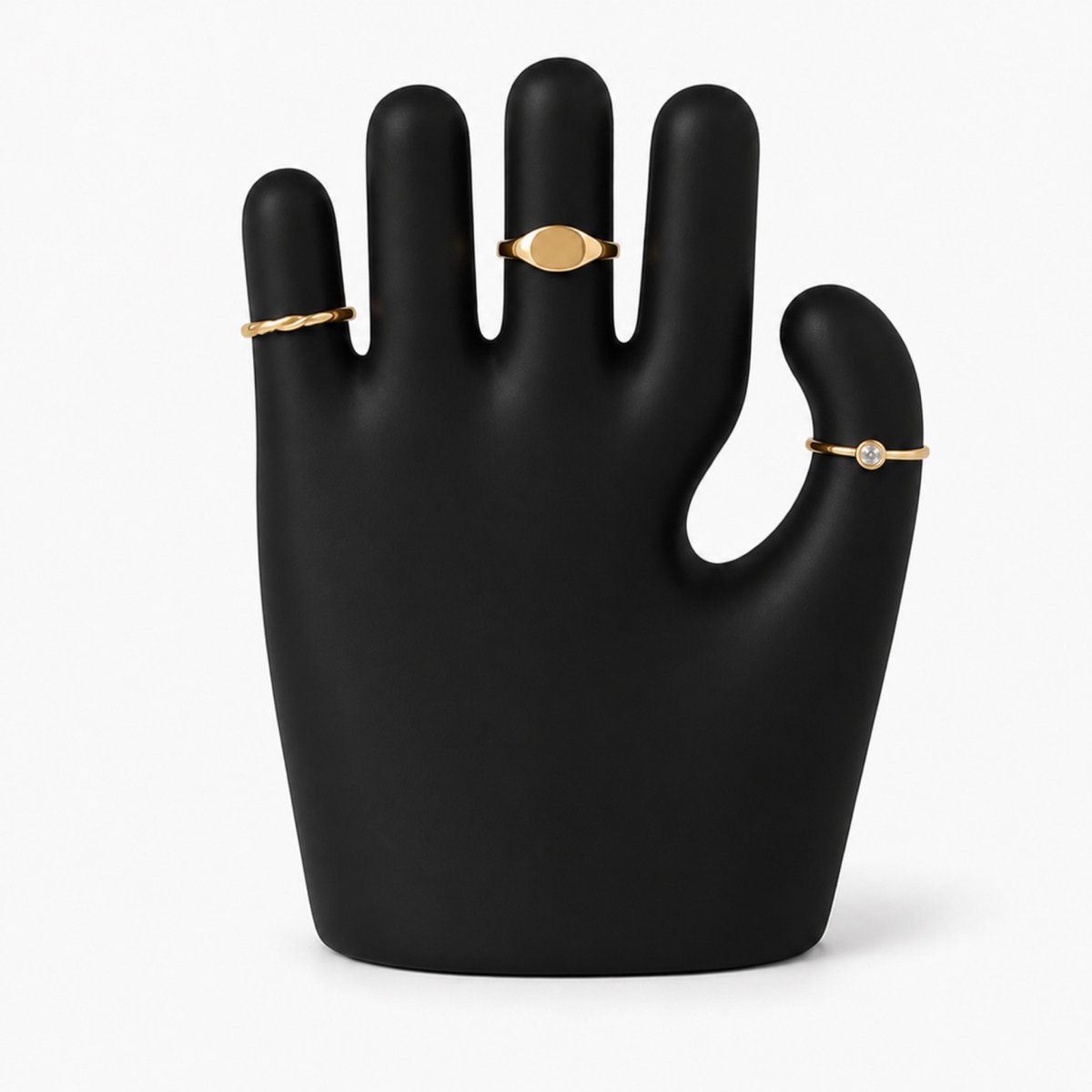 Fiastra Hand sieradenhouder - Zwart