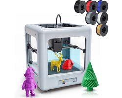 3D-Printer Nano Combideal met 6 Filementen - Incl. 480 Meter PLA Filament - Printresolutie: 0,05 mm - DIY - Compleet Pak