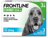 Frontline Combo - Anti Vlooien- en Tekenmiddel - M - 10-20kg - 3st