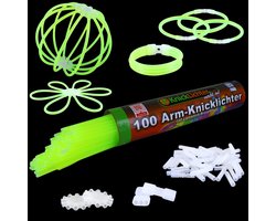 Arm Knicklichter - Groen - 1 Rolle - Neon Lichtstaven voor Party Decoratie