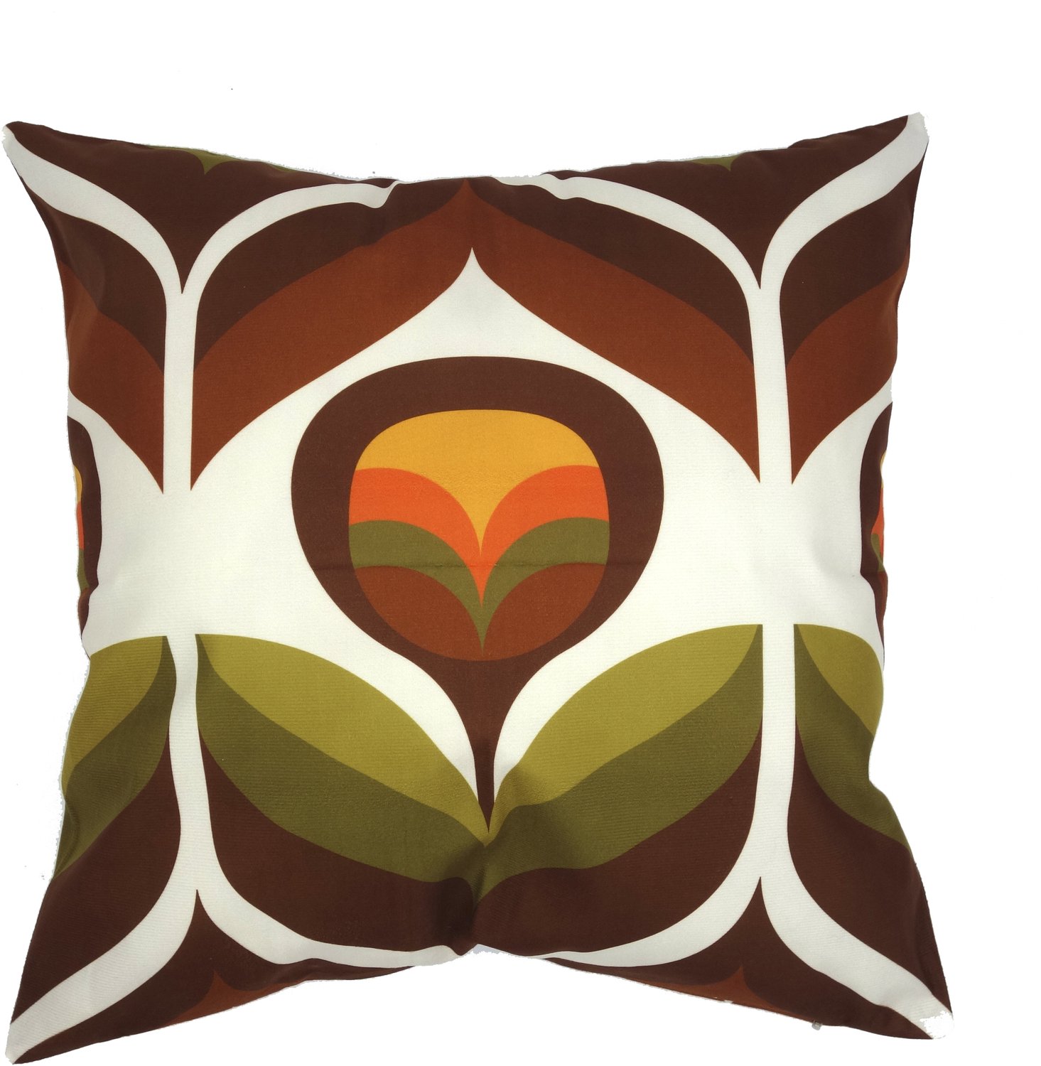 Retro kussenhoes Hazel Seventies stijl | 45 x 45 cm | Exclusief binnenkussen