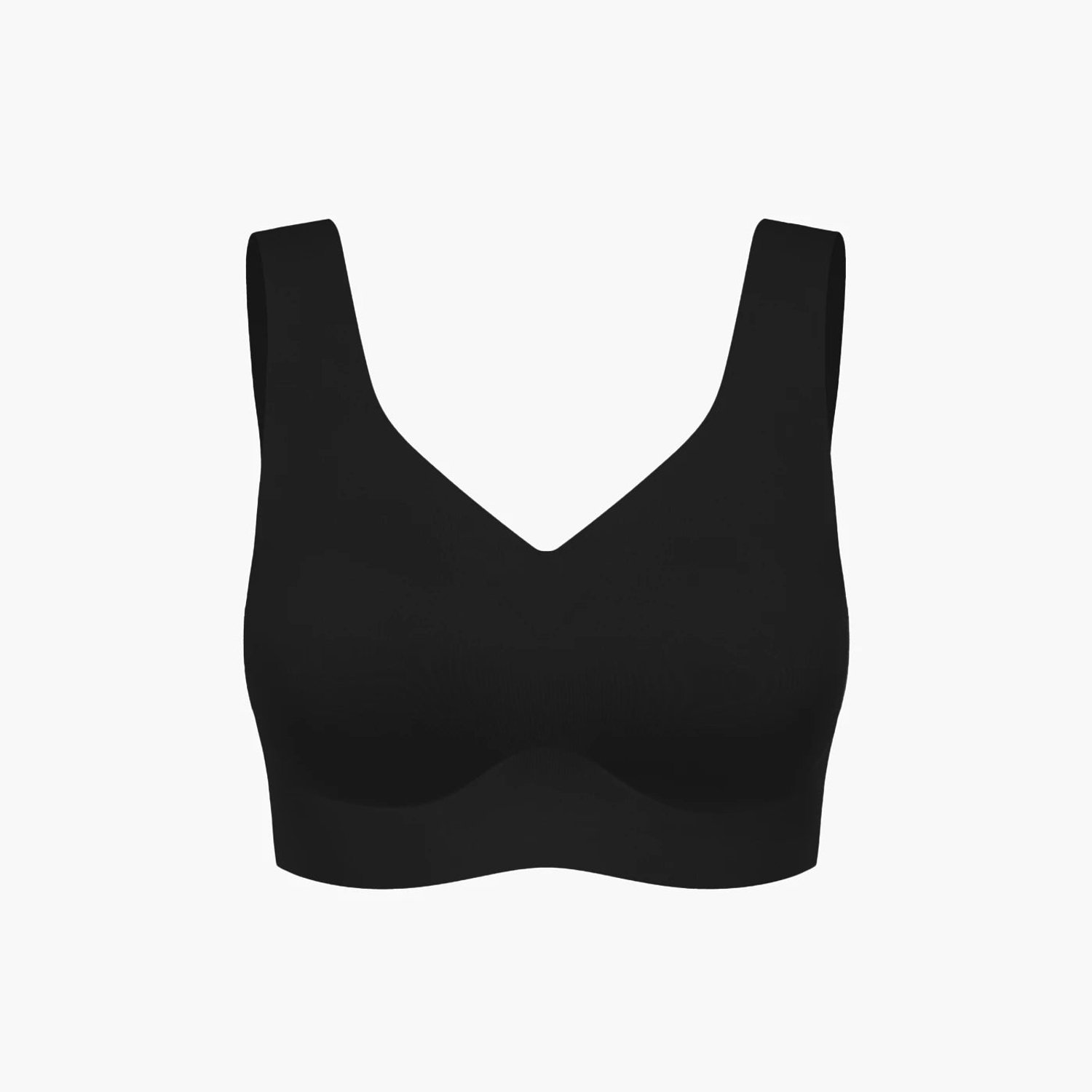 cfab Comfort Minimizer Rugondersteunende BH - Zwart - M - BH Zonder Beugel Voorgevormd - Ondergoed - Naadlos