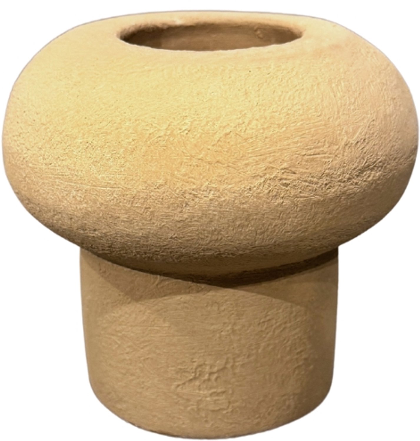 STILL Waxinelichthouder – Theelicht – Rond – Op voet -10×10 cm – Butter