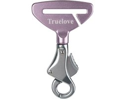 Autogordel hond - Auto gordel - Auto riem - Hond - Auto gordel - Gordel - Hondengordel - Reizen - Veilig - Orchid -Haak