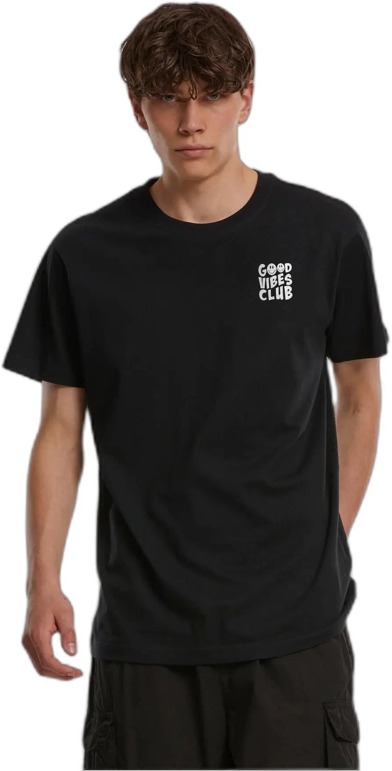 T-shirt Urban Classics Good Vibes Plain Zwart