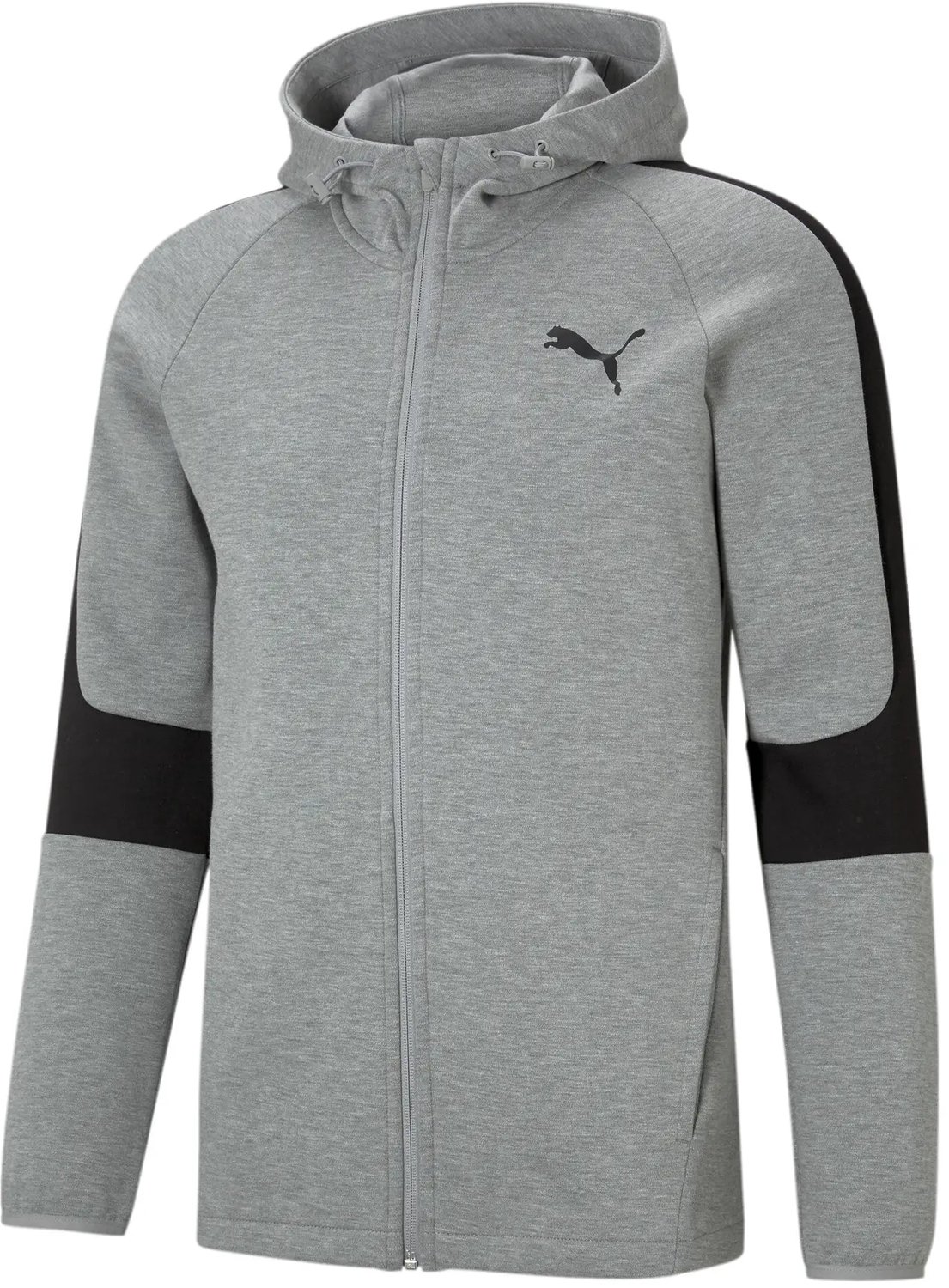 Capuchon met volledige rits Puma Evostripe Core Grijs