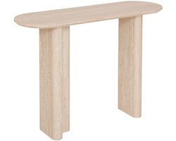 Atmosphera Anaya Consoletafel Travertijn - 110x35x80cm - Beige