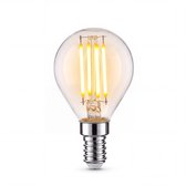Lucide P45 - Filament lamp - Ø 4,5 cm - LED Dimbaar - E14 - 1x4W 2700K - Transparant