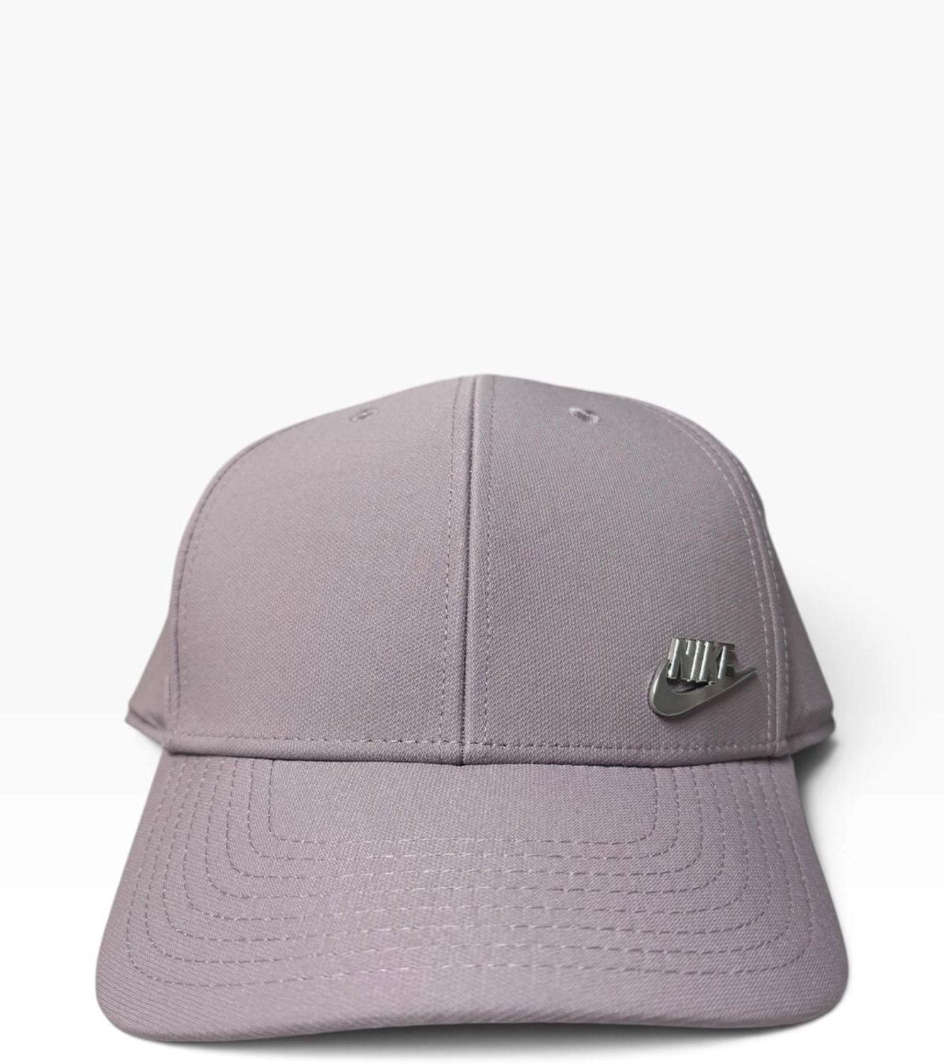 Dri-FIT Club Structured Metal Logo Cap Unisex Light Violet Ore Metallic L/XL Zilver