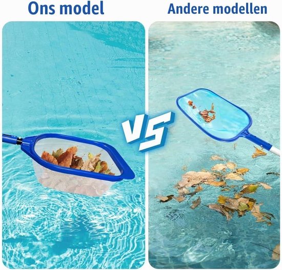 Zwembadschepnet - Fijnmazig - 238 cm - Met Telescoopstang - Voor Zwembaden en Whirlpools — afbeelding 4