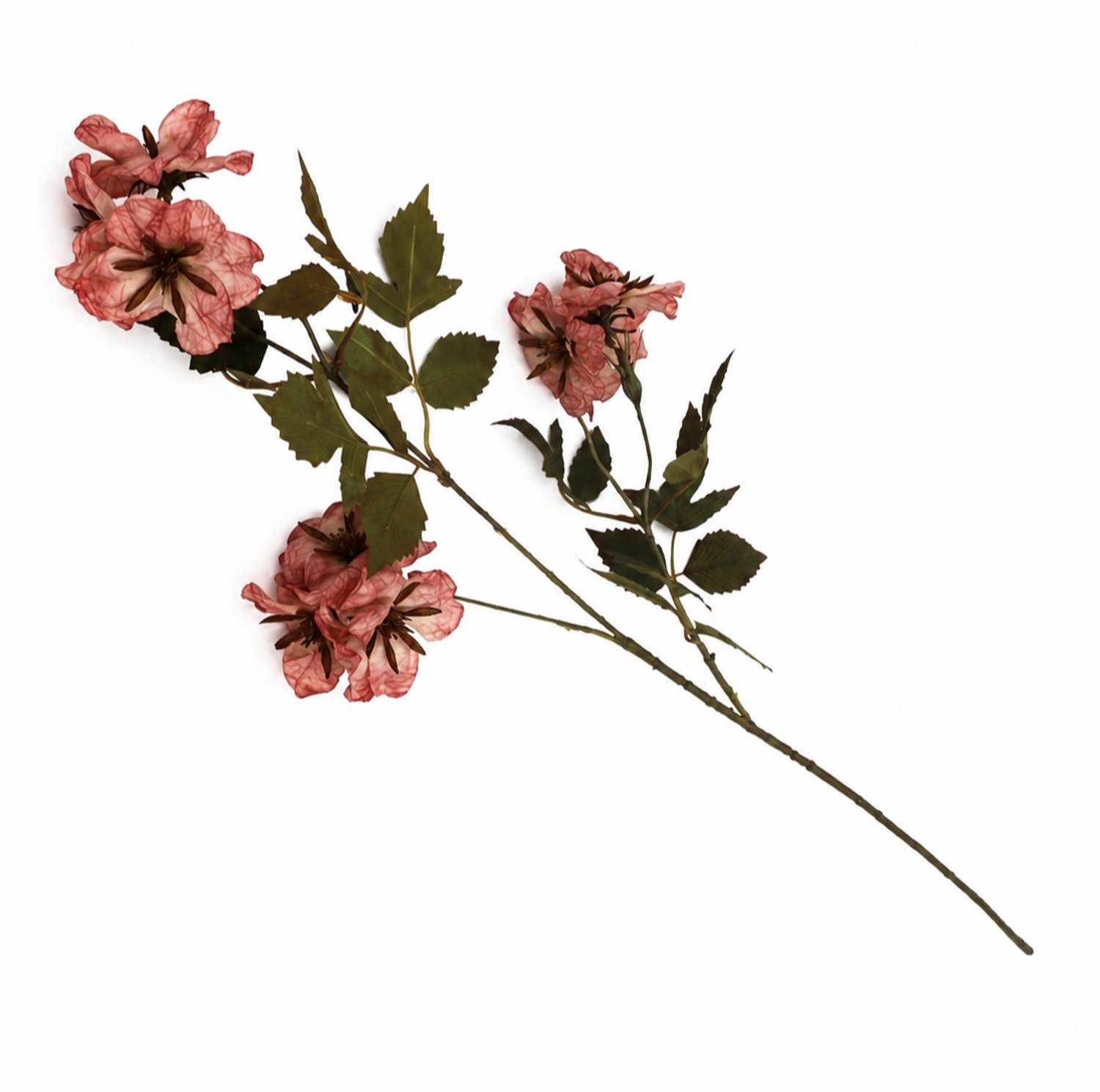 Kunstbloem Gardenia 82cm roze