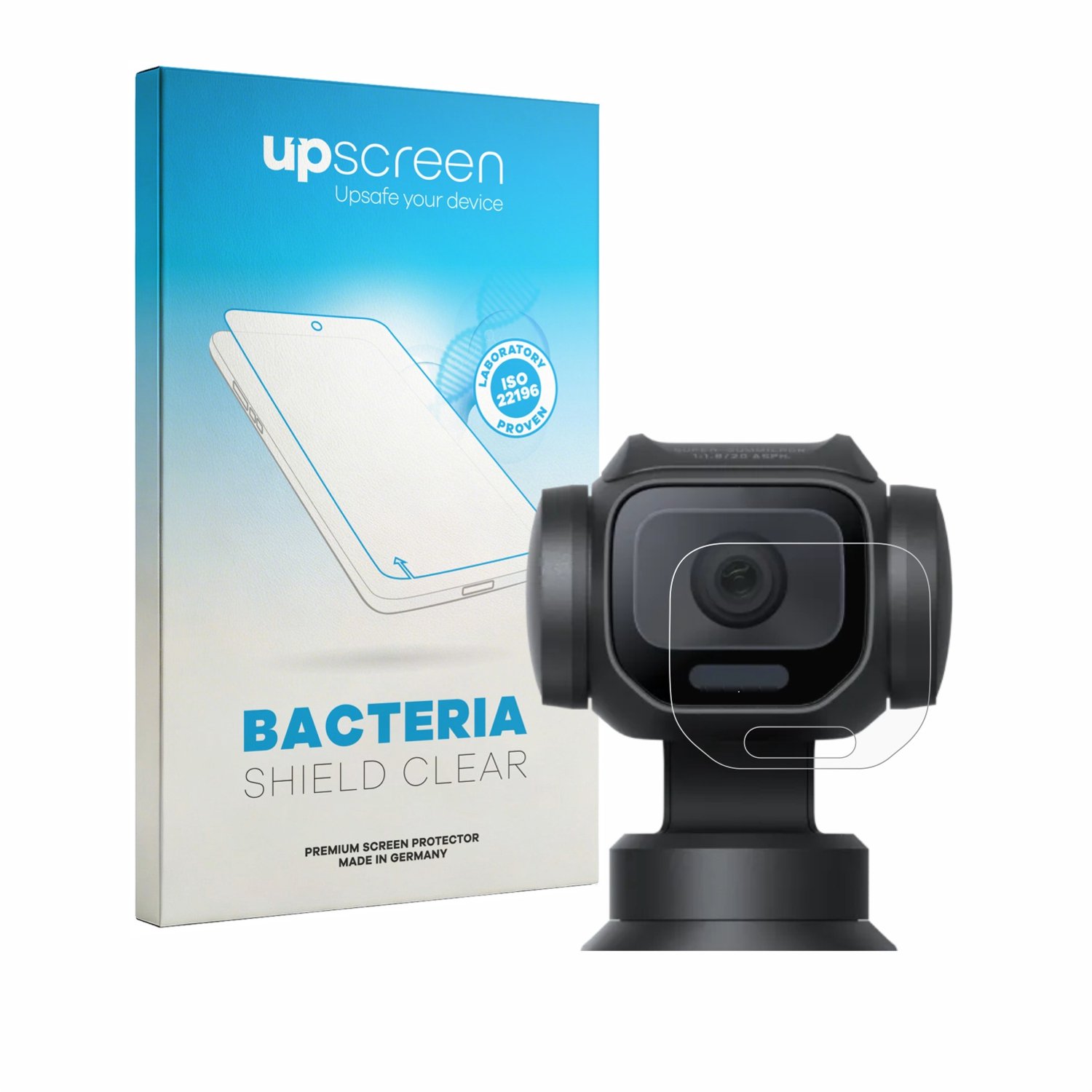 upscreen - Screenprotector voor Insta360 Luna Pro (Lens) - Folie Beschermfolie transparant antibacterieel