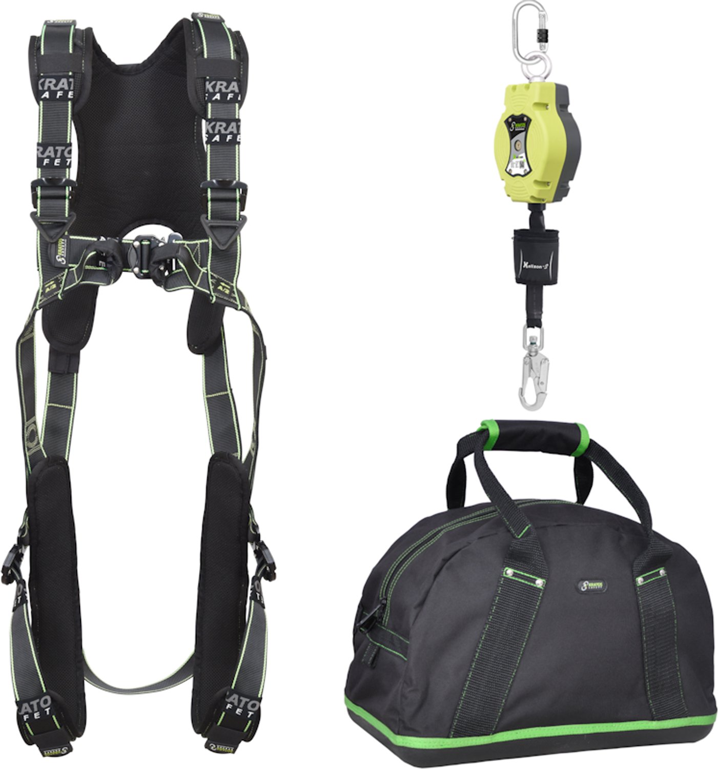 Kratos Complete set valbeveiliging Comfort - Valstopblok 6m - Zonnepanelen - Maat L-XXL