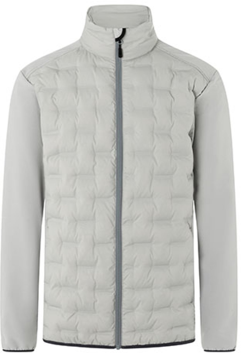 Karlowsky Men´s Fleece Hybrid Jacket KY154 Light Grijs