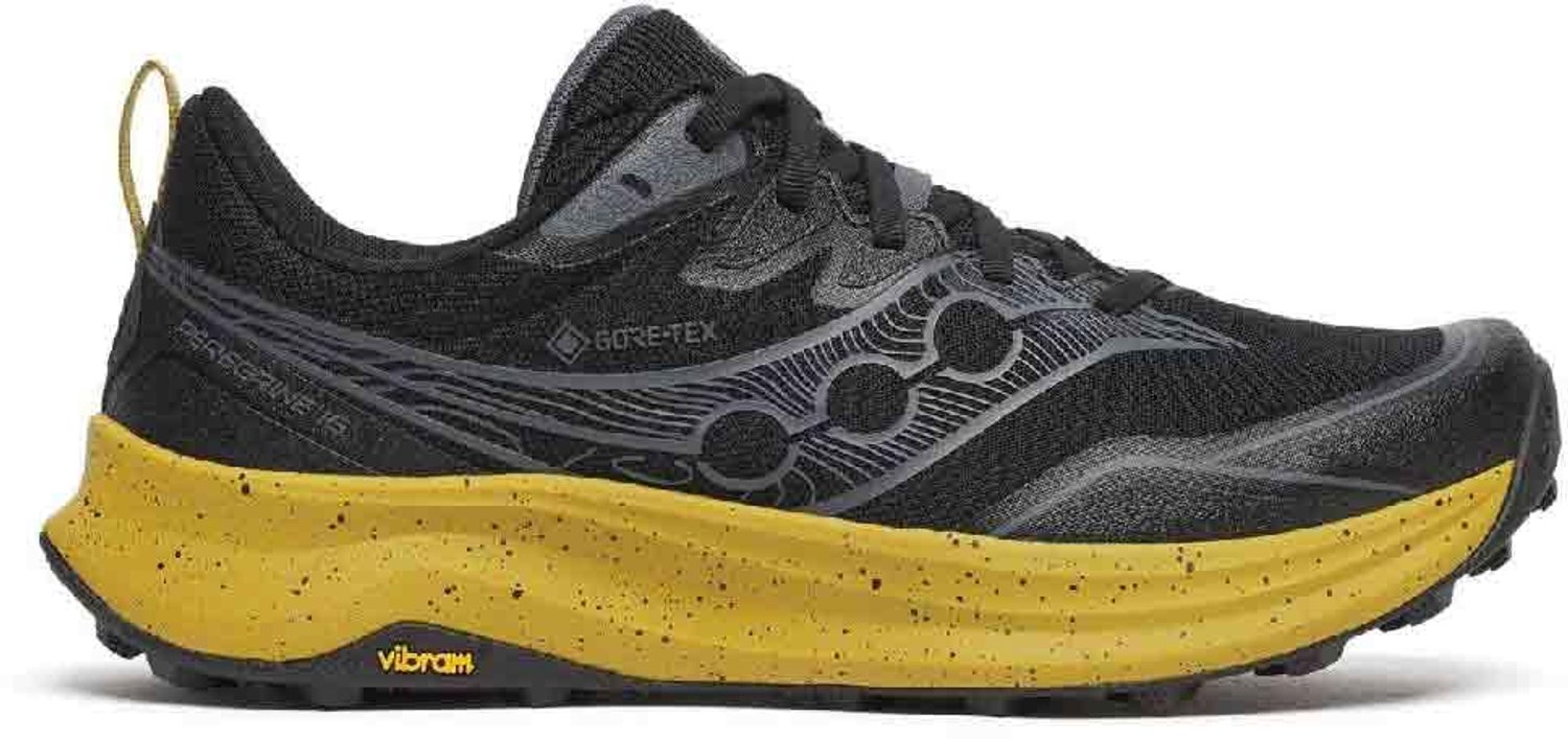 Saucony Peregrine 16 Dames hardloopschoen GTX 11.5 Zwart